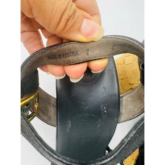 Paul Green Classic Black Tina Fisherman Sandal (Women) size UK 7 / US 9.5 - Picture 9 of 10